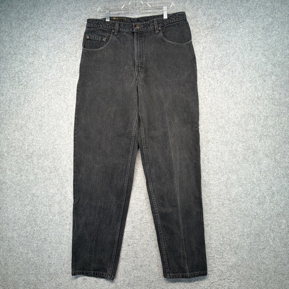 Vintage Levi's 560 Loose Fit Jeans Black 38x34 (Fits 36x33) Made in USA 1996